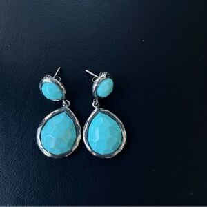 Ippolita Silver and Turquoise Drop Earrings
